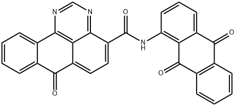 N-(9,10-dihydro-9,10-dioxoanthracen-1-yl)-7-oxo-7H-benzo[e]perimidine-4-carboxamide Struktur