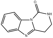 Pyrimido[1,6-a]benzimidazol-1(2H)-one, 3,4-dihydro- (7CI,8CI,9CI) 化学構造式