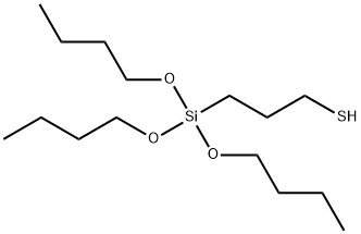 3-Mercaptopropylttributoxysilane Structure