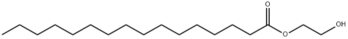 ヘキサデカン酸2-ヒドロキシエチル 化学構造式