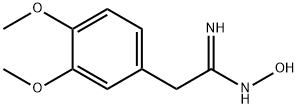 2-(3,4-DIMETHOXY-PHENYL)-N-HYDROXY-ACETAMIDINE 结构式