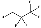3-Chloro-1,1,1,2,3-pentafluoropropane Struktur