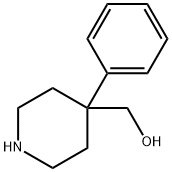 (4-苯基哌啶-4-基)甲醇, 4220-08-0, 结构式