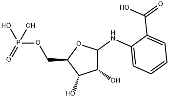 N-(5'-phosphoribosyl)anthranilate 结构式