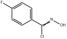 Α-クロロ-4-フルオロベンズアルドキシム 化学構造式