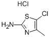 2-Amino-5-chloro-4-methyl-1,3-thiazole hydrochloride 化学構造式