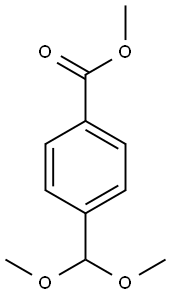 甲基4-甲酰苯甲酸酯二缩醛 结构式