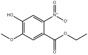 4-Hydroxy-5-methoxy-2-nitro-benzoic acid ethyl ester,422308-68-7,结构式