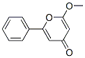 2-Methoxy-6-phenyl-4H-pyran-4-one,4225-43-8,结构式