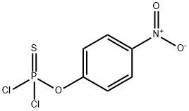 4-NITROPHENYL PHOSPHORODICHLORIDOTHIOATE 化学構造式