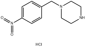 1-(4-Nitrobenzyl)piperazine dihydrochloride 结构式