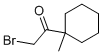 Ethanone, 2-bromo-1-(1-methylcyclohexyl)- (9CI) 化学構造式