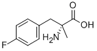 (R)-2-アミノ-3-(4-フルオロフェニル)-2-メチルプロパン酸 化学構造式
