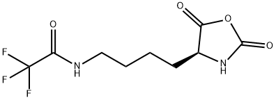 N-(4-(2,5-二氧代-4-恶唑烷基)丁基)-2,2,2-三氟乙酰胺, 42267-27-6, 结构式