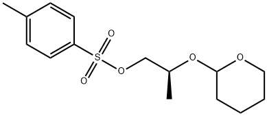 1-Propanol, 2-[(tetrahydro-2H-pyran-2-yl)oxy]-, 4-methylbenzenesulfonate, (2S)-|(2S)-2-((四氢-2H-吡喃-2-基)氧基)丙基4-甲基苯磺酸盐