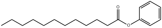 ドデカン酸フェニル 化学構造式
