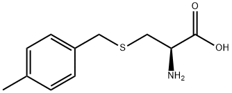 S-(4-メチルベンジル)-L-システイン 化学構造式