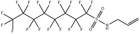 N-allylheptadecafluorooctanesulphonamide Struktur