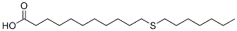 11-heptylsulfanylundecanoic acid Structure