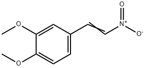 3,4-ジメトキシ-B-ニトロスチレン 化学構造式