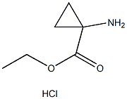 1-氨基环丙烷-1-甲酸乙酯盐酸盐,42303-42-4,结构式