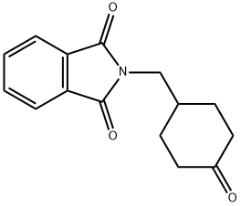 4-N-PHTHALOYLGLYAMINOMETHYL-CYCLOHEXANONE
 Structure