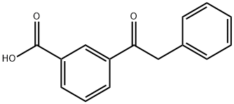 3-(1-OXO-2-PHENYLETHYL)BENZOIC ACID 化学構造式