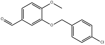 3-[(4-CHLOROBENZYL)OXY]-4-METHOXYBENZALDEHYDE Structure