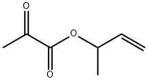 Propanoic acid, 2-oxo-, 1-methyl-2-propenyl ester (9CI) Structure