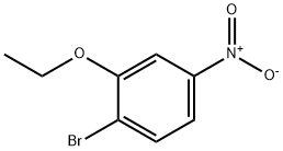 4‐ブロモ‐3‐エトキシニトロベンゼン 化学構造式