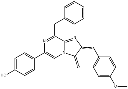 Imidazo[1,2-a]pyrazin-3(2H)-one,  6-(4-hydroxyphenyl)-2-[(4-methoxyphenyl)methylene]-8-(phenylmethyl)-|