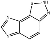 2H-Imidazo[4,5-g]-1,2,3-benzothiadiazole(9CI) Struktur
