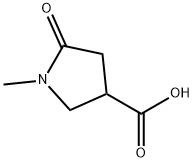1-METHYL-5-OXO-PYRROLIDINE-3-CARBOXYLIC ACID Structure