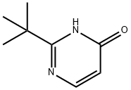 2-(TERT-ブチル)ピリミジン-4(3H)-オン 化学構造式