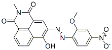 6-hydroxy-5-[(2-methoxy-4-nitrophenyl)azo]-2-methyl-1H-benz[de]isoquinoline-1,3(2H)-dione|6-羟基-5[(2-甲氧基-4-硝基苯)偶氮基]-2-甲基-1H-苯并[DE]异喹啉-1,3-(2H)-二酮