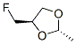 trans-4-Fluoromethyl-2-methyl-1,3-dioxolane Structure