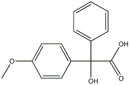 2-hydroxy-2-(4-methoxyphenyl)-2-phenyl-acetic acid Structure