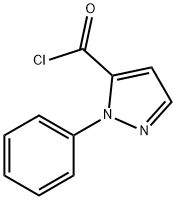 1-苯基-1H-吡唑-5-羰酰氯 结构式