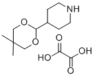 4-(5,5-DIMETHYL-1,3-DIOXAN-2-YL)PIPERIDINE OXALATE Struktur