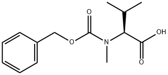 CBZ-N-メチル-L-バリン 化学構造式