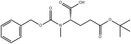 N-甲基-N-苄氧羰基-L-谷氨酸 5-叔丁酯, 42417-71-0, 结构式