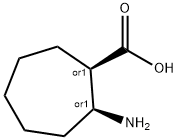 CIS-2-AMINO-CYCLOHEPTANECARBOXYLIC ACID,42418-83-7,结构式