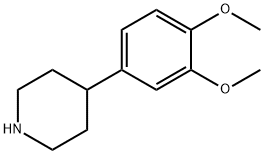 哌啶, 4-(3,4-二甲氧基苯基)-,42434-76-4,结构式