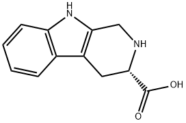 (S)-2,3,4,9-四氢-1H-吡啶[3,4-B]吲哚-3-羧酸,42438-90-4,结构式