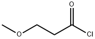 Propanoyl chloride, 3-methoxy-,4244-59-1,结构式