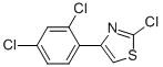 2-CHLORO-4-(2,4-DICHLOROPHENYL)THIAZOLE 结构式