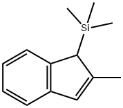 1-(トリメチルシリル)-2-メチル-1H-インデン 化学構造式