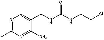 N-[(4-氨基-2-甲基-5-嘧啶)甲基]- N'-(2-氯乙基)脲,42471-43-2,结构式