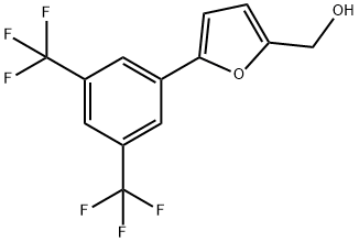 [5-[3,5-DI(TRIFLUOROMETHYL)PHENYL]-2-FURYL]METHANOL Struktur