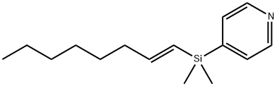 Pyridine, 4-[dimethyl-(1E)-1-octenylsilyl]- (9CI) 结构式